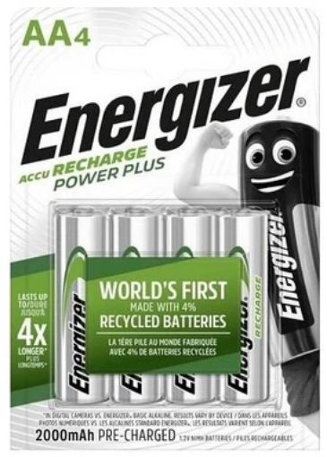 ENERGİZER 2000MAH AA ŞARJLI PİL 4LÜ BLİSTER resmi