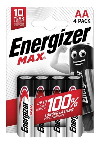 ENERGİZER MAX ALKALİN AA 4LÜ BLİSTER resmi