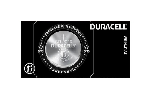 DURACELL CR2016 3V LİTYUM PİL TEKLİ BLİSTER resmi