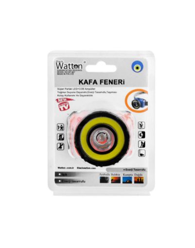 WATTON WT-607 3XAAA PILLI KAFA FENERİ resmi