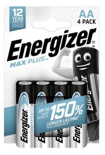 ENERGİZER MAX PLUS ALKALİN AA 4LÜ BLİSTER resmi