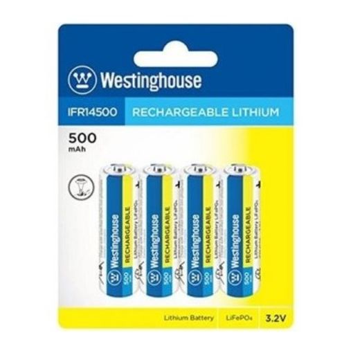 WESTİNGHOUSE 14500 LİFEPO4 3.2V 500MAH PİL resmi