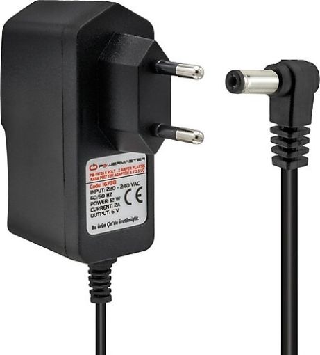 POWERMASTER 16738 6V 2A  5.5X 2.5 ADAPTÖR resmi