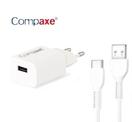 COMPAXE 10W TYPE-C ŞARJ CİHAZI CTA-521UTB24 resmi