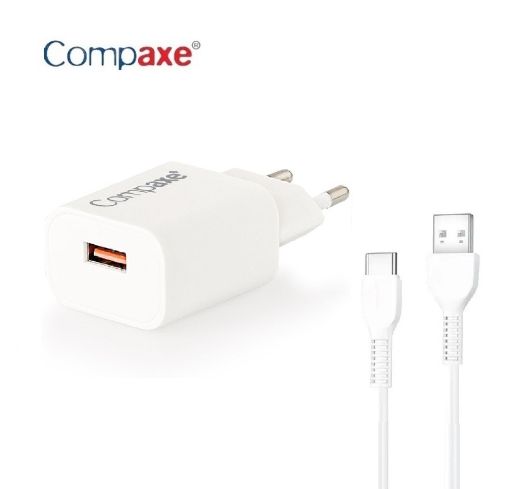 COMPAXE 18W TYPE-C KABLO ŞARJ CİHAZI CTA-150UT resmi