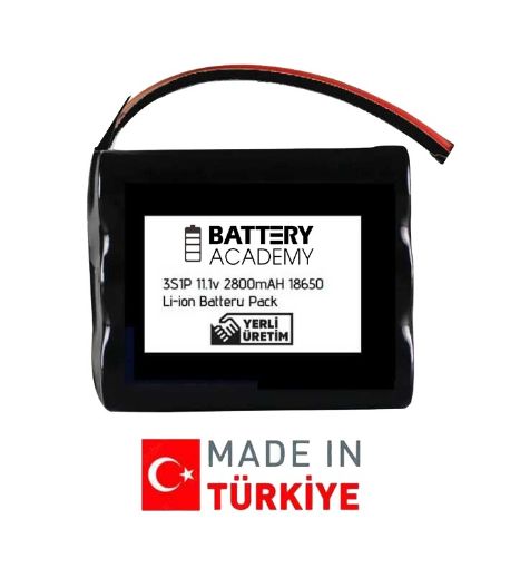 11.1V 2800MAH 3LÜ 18650 Lİ-İON BATARYA resmi