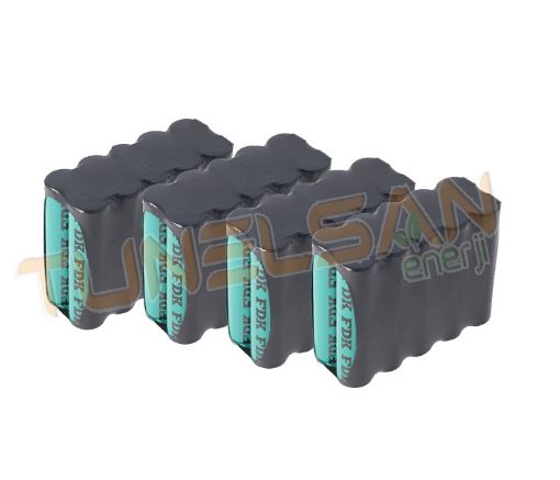 Viasys Vela Ventilatör FDK Japon Pilli Medikal Batarya 4lü Set  resmi