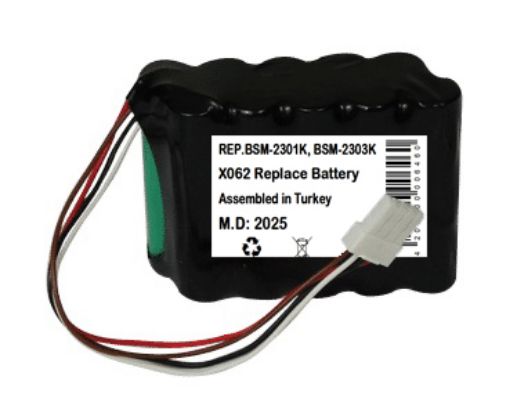 Nihon Kohden BSM-2301K Hastabaşı Monitör için 12v Medikal Batarya resmi