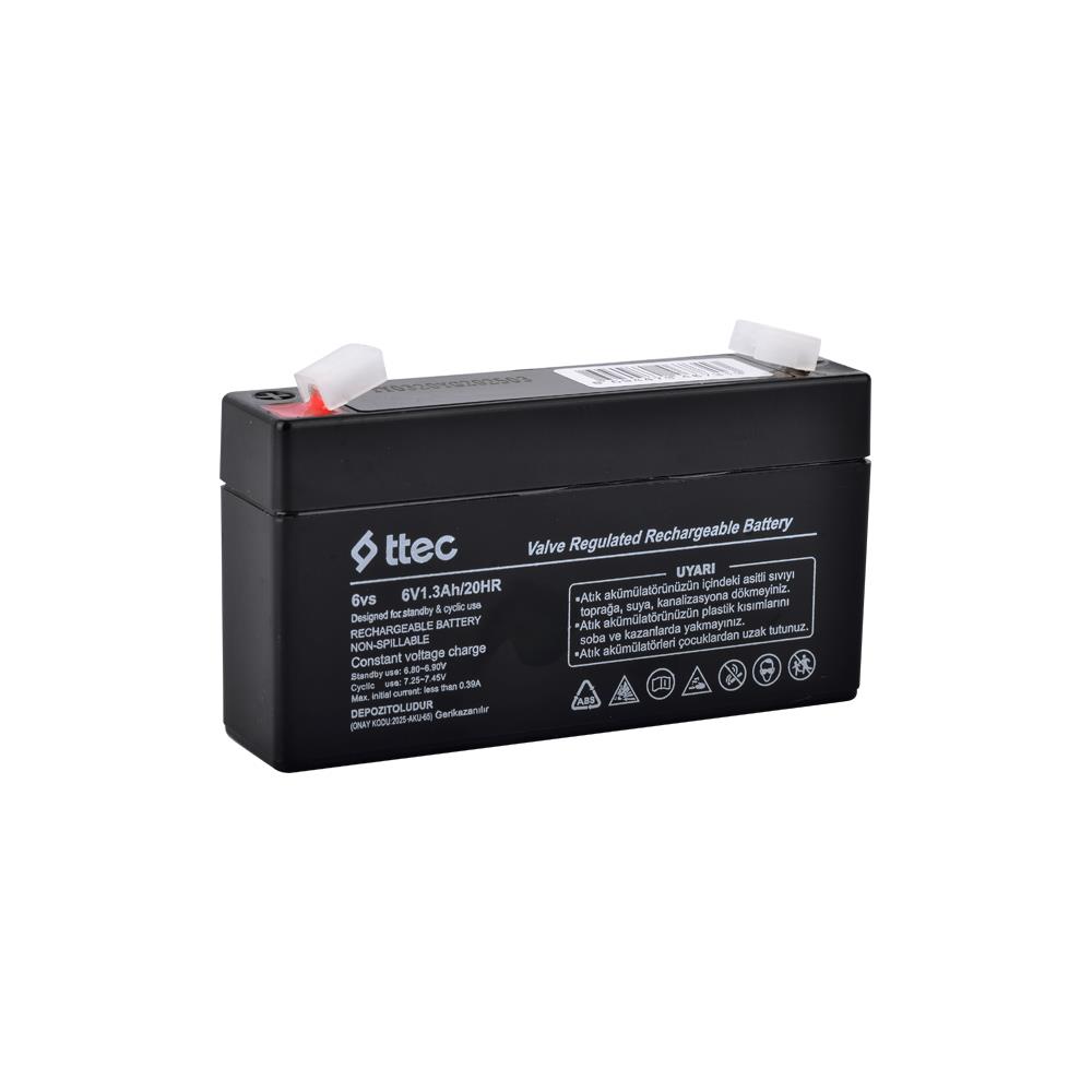 Ttec 6V 1.3Ah Bakımsız Kuru Akü