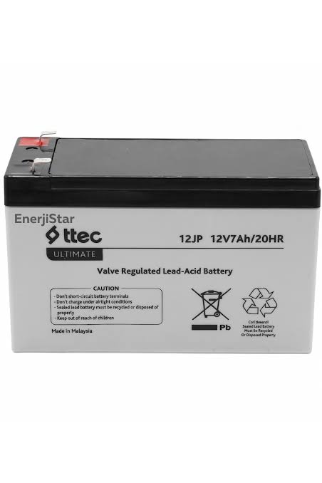 Ttec 12V 7Ah Ultımate Bakımsız Kuru Akü